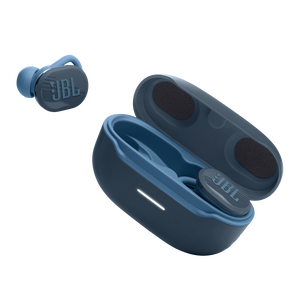 JBL Endurance Race TWS - Blue - Waterproof true wireless active sport earbuds - Detailshot 6